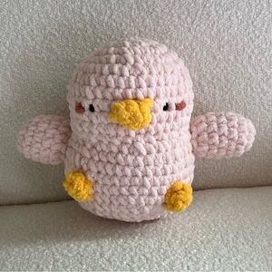Crochet Pink Duck Plush / Stuffed Animal - NOT MADE BY US!!!!